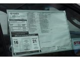 2012 Toyota Tacoma V6 Double Cab 4x4 Window Sticker