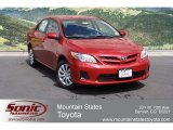 2012 Barcelona Red Metallic Toyota Corolla LE #66043329