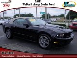 Black Ford Mustang in 2010