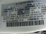 2005 MPV Color Code for Rally White - Color Code: 25D
