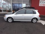 Silver Kia Spectra in 2008