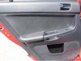 2010 Mitsubishi Lancer Evolution MR Touring Door Panel