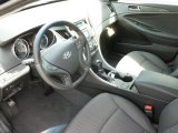 2013 Hyundai Sonata SE 2.0T Black Interior