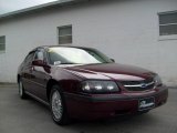 2001 Dark Carmine Red Metallic Chevrolet Impala  #6563649