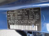 2007 Tucson Color Code for Nautical Blue Metallic - Color Code: 0L