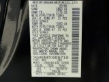 2007 Pathfinder Color Code for Super Black - Color Code: KH3