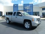 2008 Silver Birch Metallic Chevrolet Silverado 1500 LT Extended Cab 4x4 #66080102