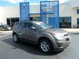 2010 Mocha Steel Metallic Chevrolet Equinox LS #66080099