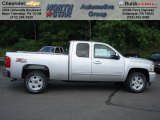 2012 Silver Ice Metallic Chevrolet Silverado 1500 LT Extended Cab 4x4 #66080089