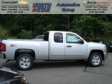 2012 Silver Ice Metallic Chevrolet Silverado 1500 LT Extended Cab 4x4 #66080087