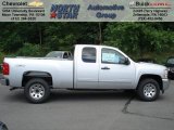 2012 Silver Ice Metallic Chevrolet Silverado 1500 LS Extended Cab 4x4 #66080086