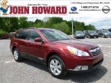 2012 Ruby Red Pearl Subaru Outback 2.5i Premium #66122324