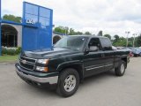 2006 Dark Green Metallic Chevrolet Silverado 1500 Z71 Extended Cab 4x4 #66121897