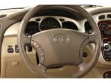 2004 Toyota Highlander Limited V6 4WD Steering Wheel