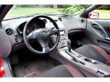 2002 Toyota Celica GT Black/Red Interior