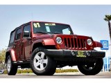 2007 Red Rock Crystal Pearl Jeep Wrangler Unlimited Sahara #66122679