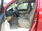 2011 Toyota Tacoma V6 PreRunner Double Cab Sand Beige Interior