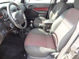 2005 Ford Focus ZX4 ST Sedan Charcoal/Red Interior