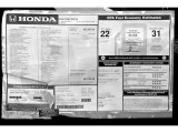 2012 Honda Civic Si Coupe Window Sticker