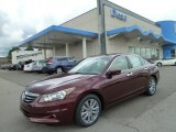 2012 Basque Red Pearl II Honda Accord EX-L V6 Sedan #66122416