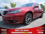 2012 Deep Cherry Red Crystal Pearl Coat Chrysler 200 S Sedan #66207637