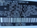 2008 RAV4 Color Code for Super White - Color Code: 040