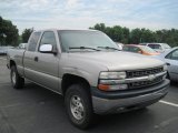 2001 Light Pewter Metallic Chevrolet Silverado 1500 Z71 Extended Cab 4x4 #66207982