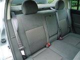 2008 Nissan Sentra 2.0 S Rear Seat