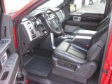 2010 Ford F150 FX4 SuperCrew 4x4 Black Interior