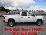 2012 Summit White GMC Sierra 2500HD SLE Crew Cab 4x4 #66208238