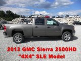 2012 Mocha Steel Metallic GMC Sierra 2500HD SLE Crew Cab 4x4 #66208235