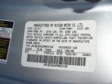 2007 350Z Color Code for Silver Alloy Metallic - Color Code: K23