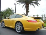 Speed Yellow Porsche 911 in 2011