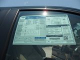 2012 Ford F150 Lariat SuperCrew Window Sticker