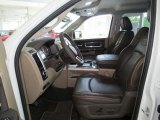 2012 Dodge Ram 1500 Laramie Longhorn Crew Cab 4x4 Light Pebble Beige/Bark Brown Interior