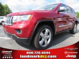 2012 Deep Cherry Red Crystal Pearl Jeep Grand Cherokee Overland 4x4 #66207672