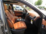 2012 Jeep Grand Cherokee Overland Summit New Saddle/Black Interior