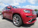 Deep Cherry Red Crystal Pearl Jeep Grand Cherokee in 2012