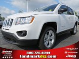 2012 Bright White Jeep Compass Sport #66207664