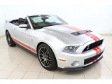 2012 Ford Mustang Shelby GT500 SVT Performance Package Convertible Front 3/4 View