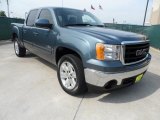2008 Stealth Gray Metallic GMC Sierra 1500 SLE Crew Cab #66272997