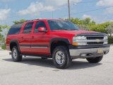 2002 Victory Red Chevrolet Suburban 2500 LS #66273732