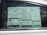 2013 Hyundai Sonata Limited 2.0T Window Sticker