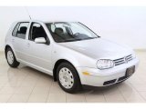 2004 Reflex Silver Metallic Volkswagen Golf GL 4 Door #66273319