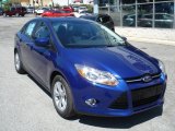 Sonic Blue Metallic Ford Focus in 2012