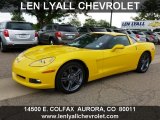 2008 Velocity Yellow Chevrolet Corvette Coupe #66272885