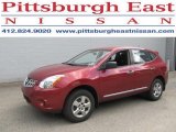 2011 Cayenne Red Nissan Rogue S AWD #66273245