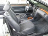 2002 Toyota Solara SLE V6 Convertible Charcoal Interior