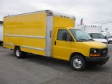 2008 Yellow GMC Savana Cutaway 3500 Commercial Moving Truck #66272784