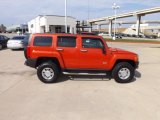 Sonoma Red Metallic Hummer H3 in 2008